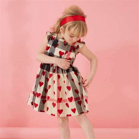 burberry girls heart dress|Girls’ Designer Clothing .